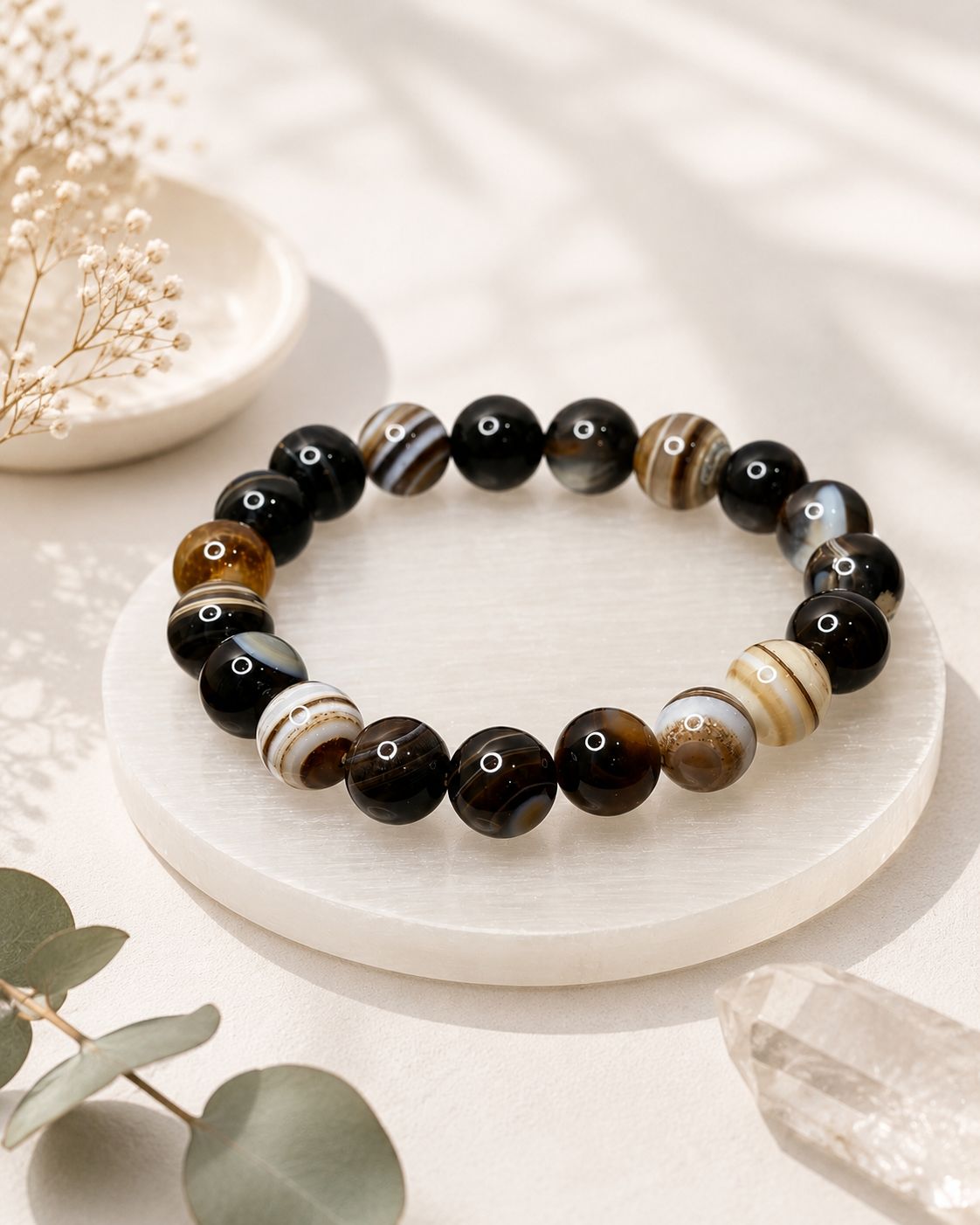 Black Agate Bracelet